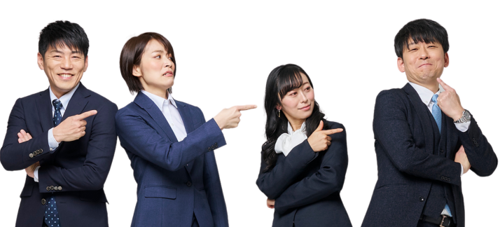 談笑する四人のメンバー