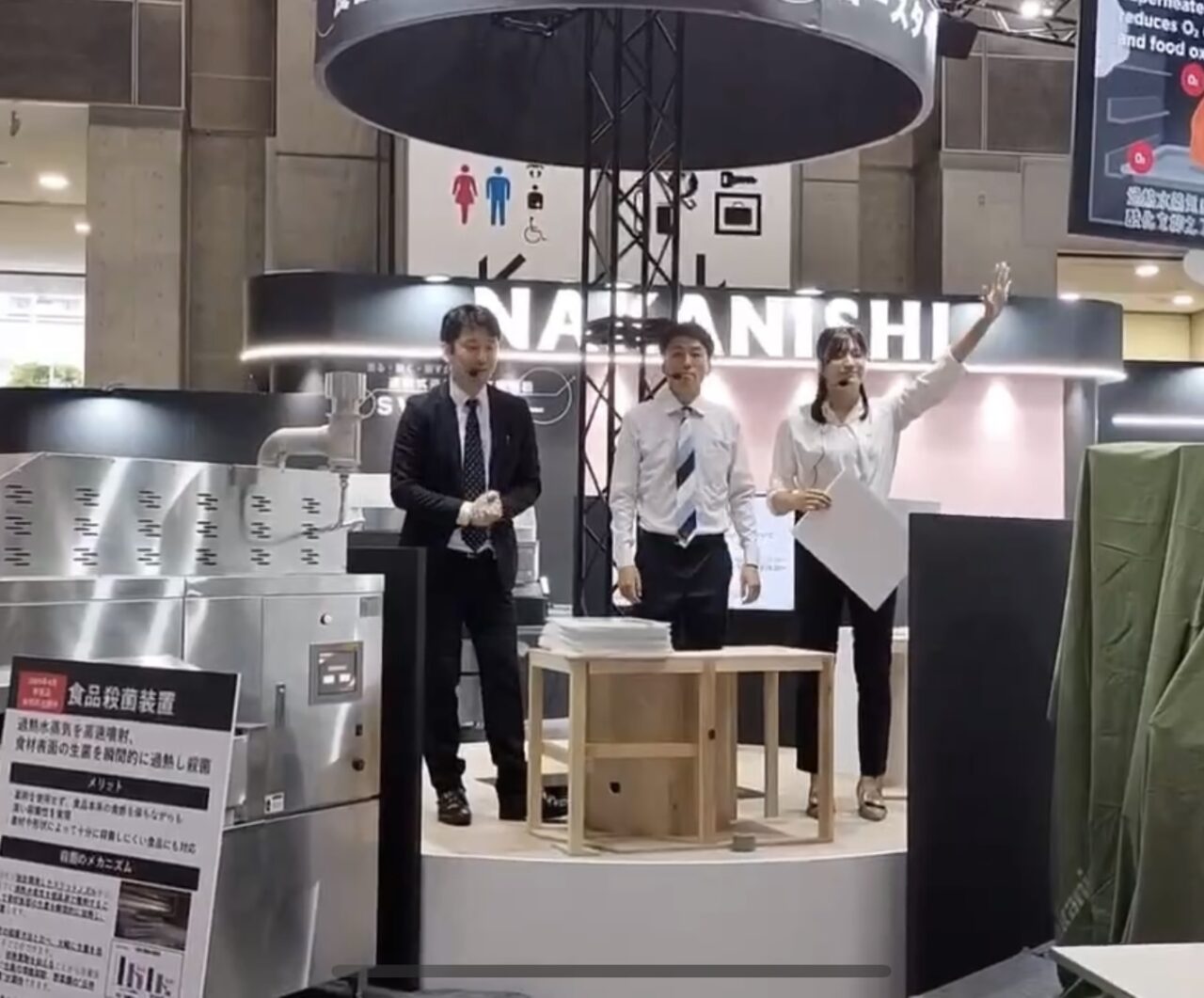【FOOMA2025】実演販売MCが語る“本気の展示会”の舞台裏――中西製作所様と共につくった、言葉と技術の未来